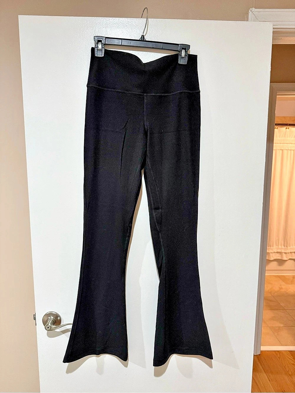 lululemon Groove High-Rise Ribbed Panel Tight Black Size 10